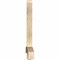 Ekena Millwork Bellingham Rough Sawn Timber Gable Bracket, Douglas Fir, 72"W x 42"H x 4"D x 4"F, 14/12 Pitch GBW072X42X0404BEL00RDF - alternate 3